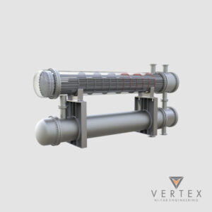 Industrial heat exchanger by Vertex Hi Fab for efficient heat transfer applications