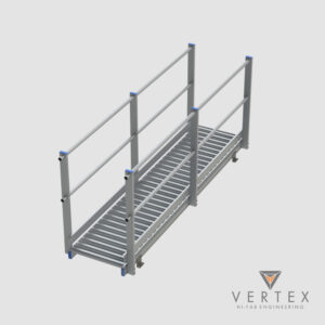 Heavy-duty industrial walkways by Vertex Hi Fab for safe worker movement